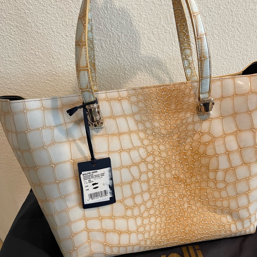 New Roberto Cavalli class tote snakeskin like
